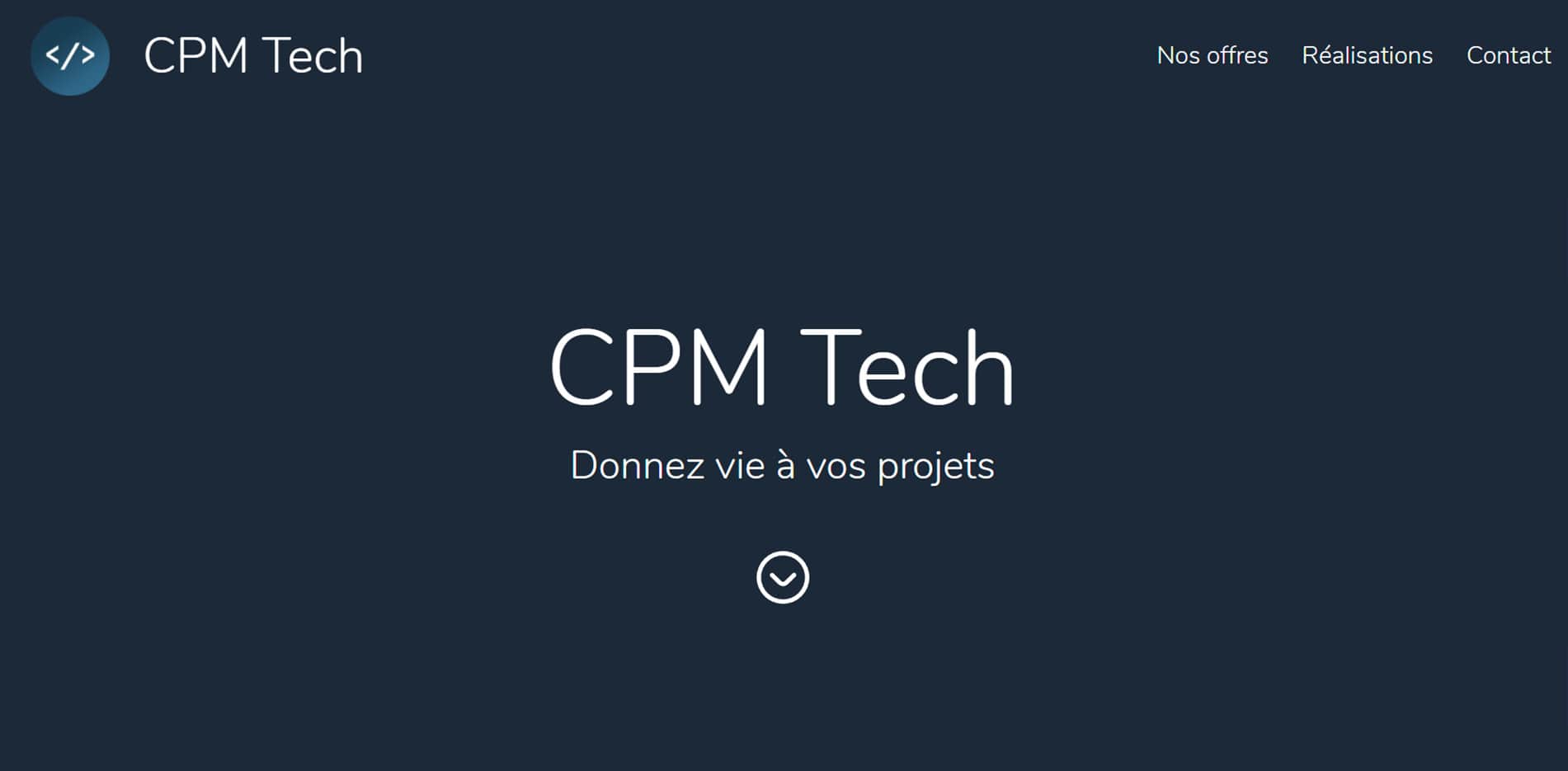 Illustration du projet cpmtech.fr